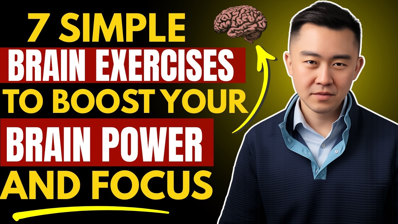 7 Simple Brain Exercises to Boost Your Brain Power and Focus | Science-Backed | Dr. Leonid Kim MD