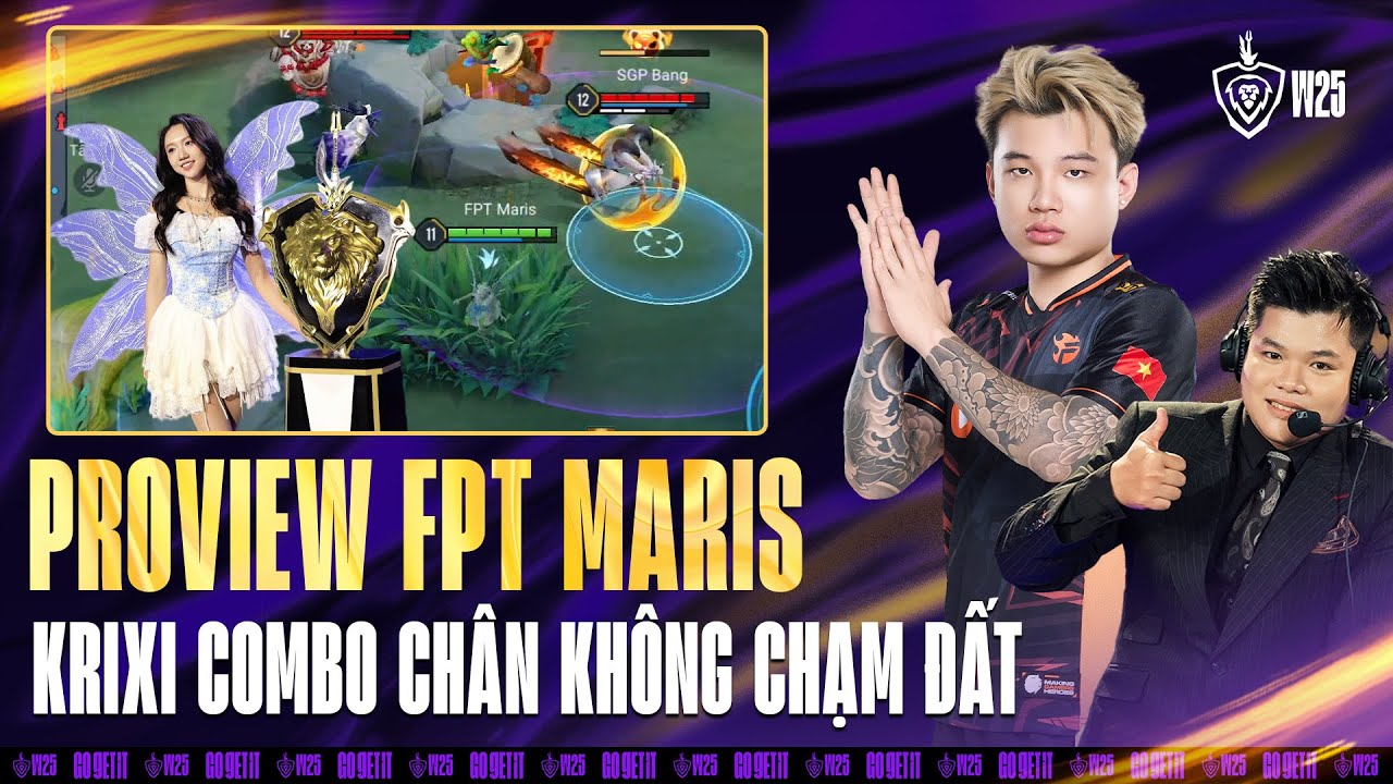 Krixi của FMVP Maris v&agrave; Combo Ch&acirc;n Kh&ocirc;ng Chạm Đất Đỉnh Cao | Proview FPT Maris | BLV HẢI PHONG