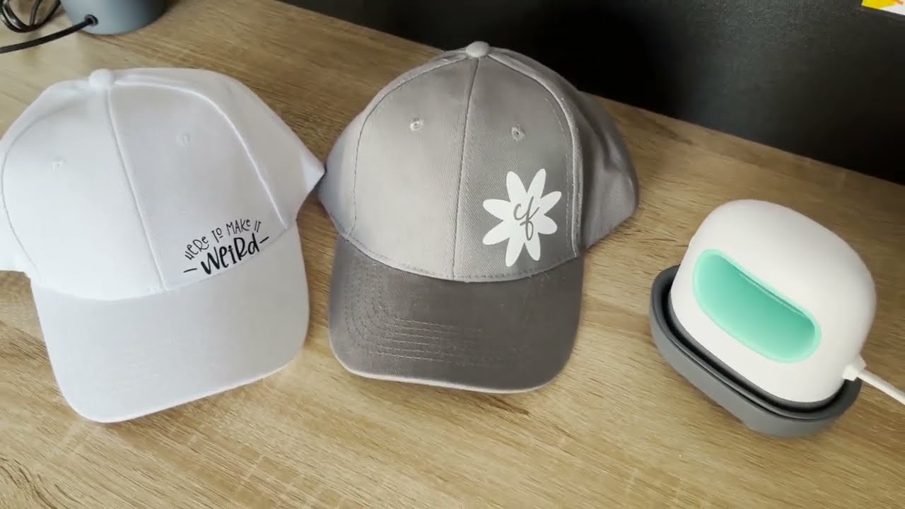 How To Apply HTV To A Cap With A Mini Heat Press