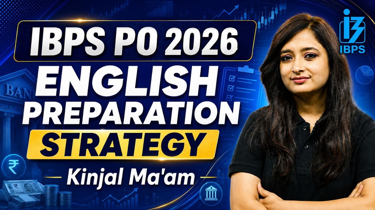 IBPS PO 2026 English Strategy 🔥 Complete Preparation Plan by Kinjal Mam