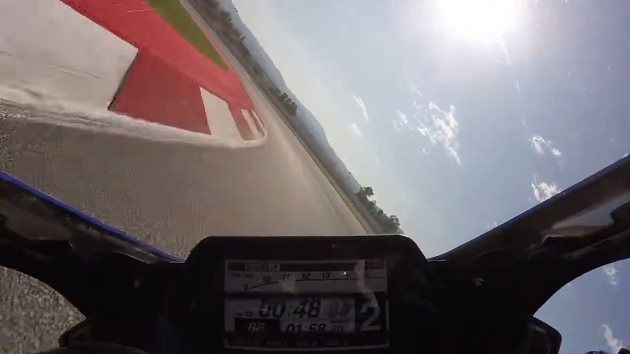 On board montmelo yamaha r1 1:57