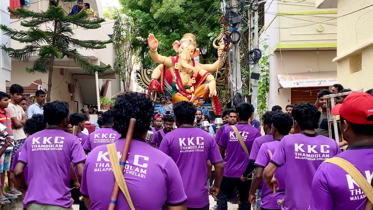 KKC THAMBOLAM 🔥 performance  || Hyderabad Ganesh Nimajjanam 2022 || Naiwik Tv