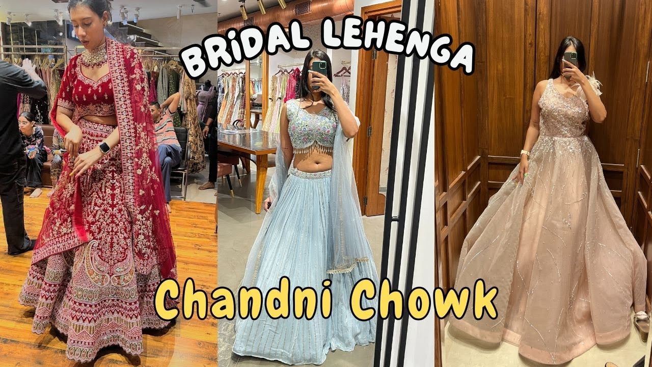 Выбираю свадебное платье Lehenga Chandni Chowk #WeddingDress Shopping💖