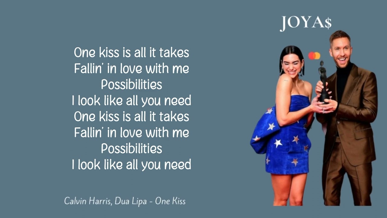 Calvin Harris, Dua Lipa - One Kiss (Lyrics)