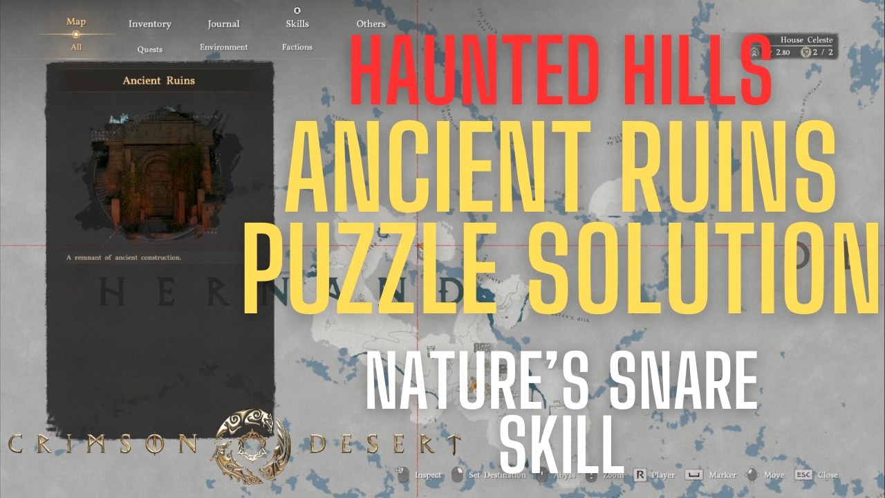 Haunted Hills Puzzle | Ancient Ruins | Nature's Snare | Crimson Desert