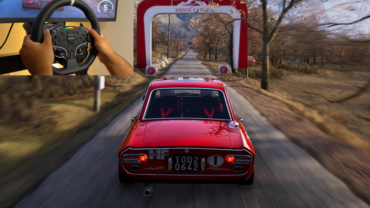 Lancia Fulvia Coupé at Monte Carlo Sisteron - Assetto Corsa Rally 0.3 BETA | Wheel Gameplay