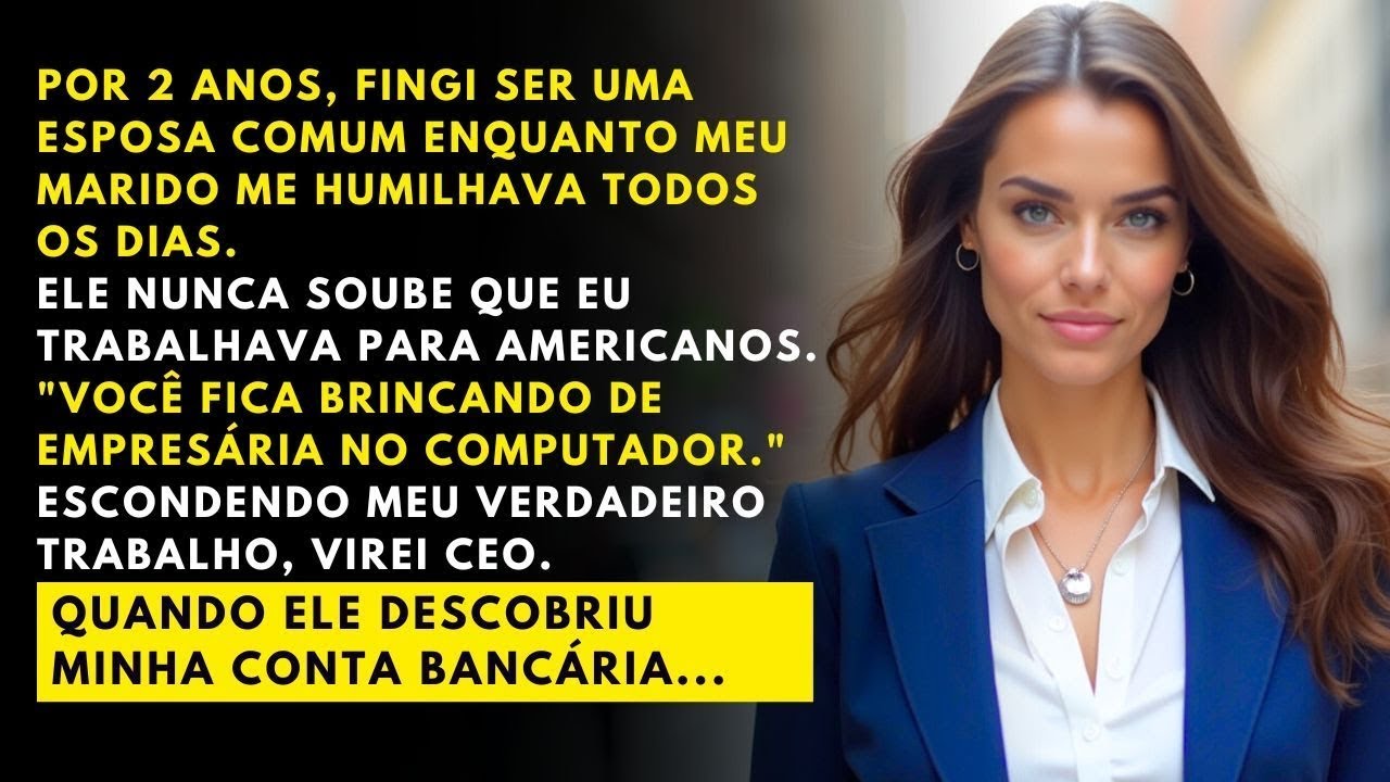 Meu Marido desse que eu 'NUNCA SERIA NADA SEM ELE'  No mesmo dia, Virei a nova CEO DA MULTINACIONAL