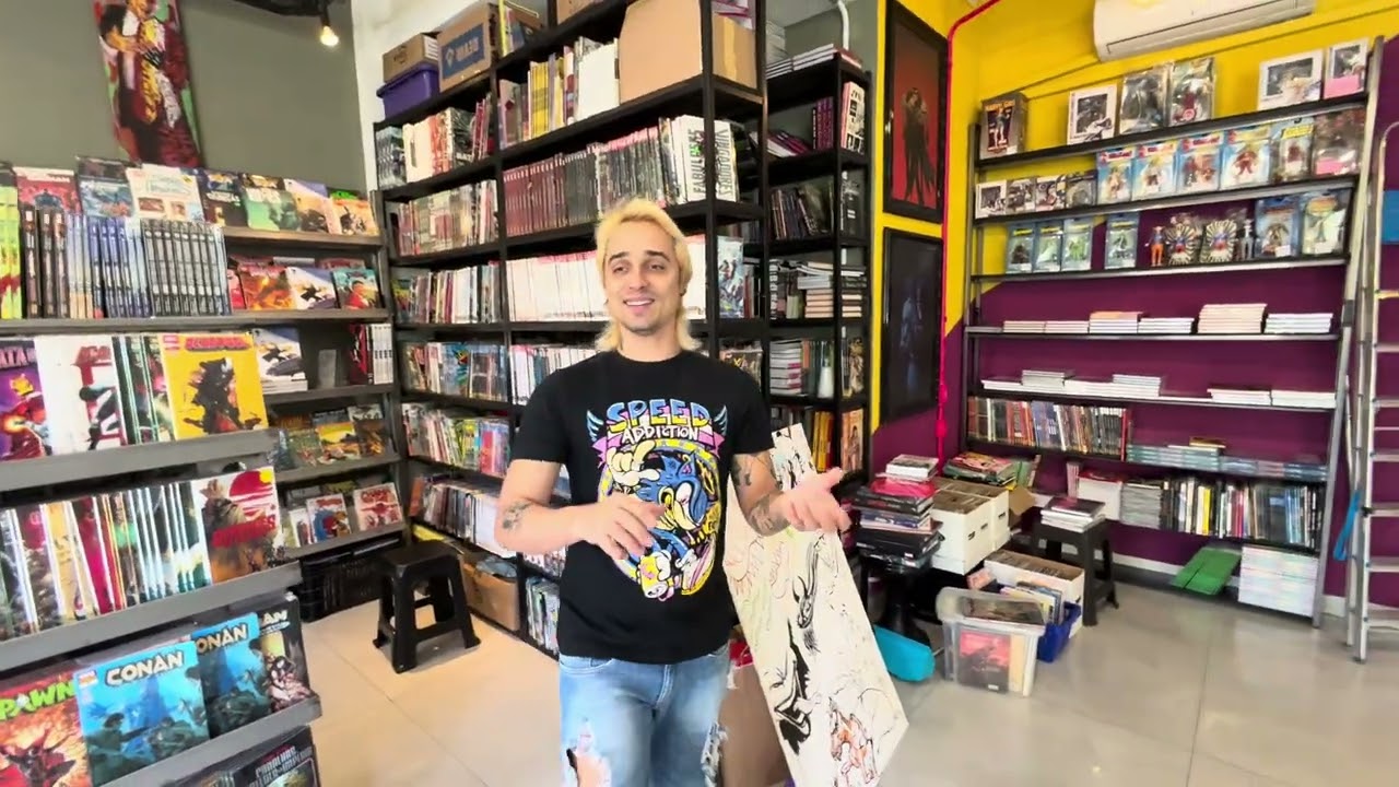 Heróis, mangás e um almocinho show!