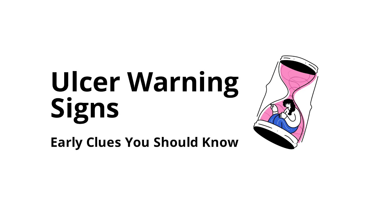 What are the early warning signs of peptic ulcer disease?