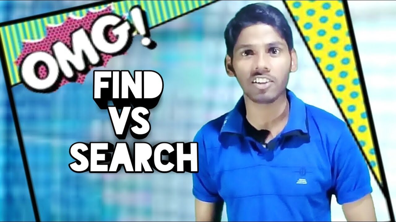 Difference Between Find and Search | Learn English | Spoken English
