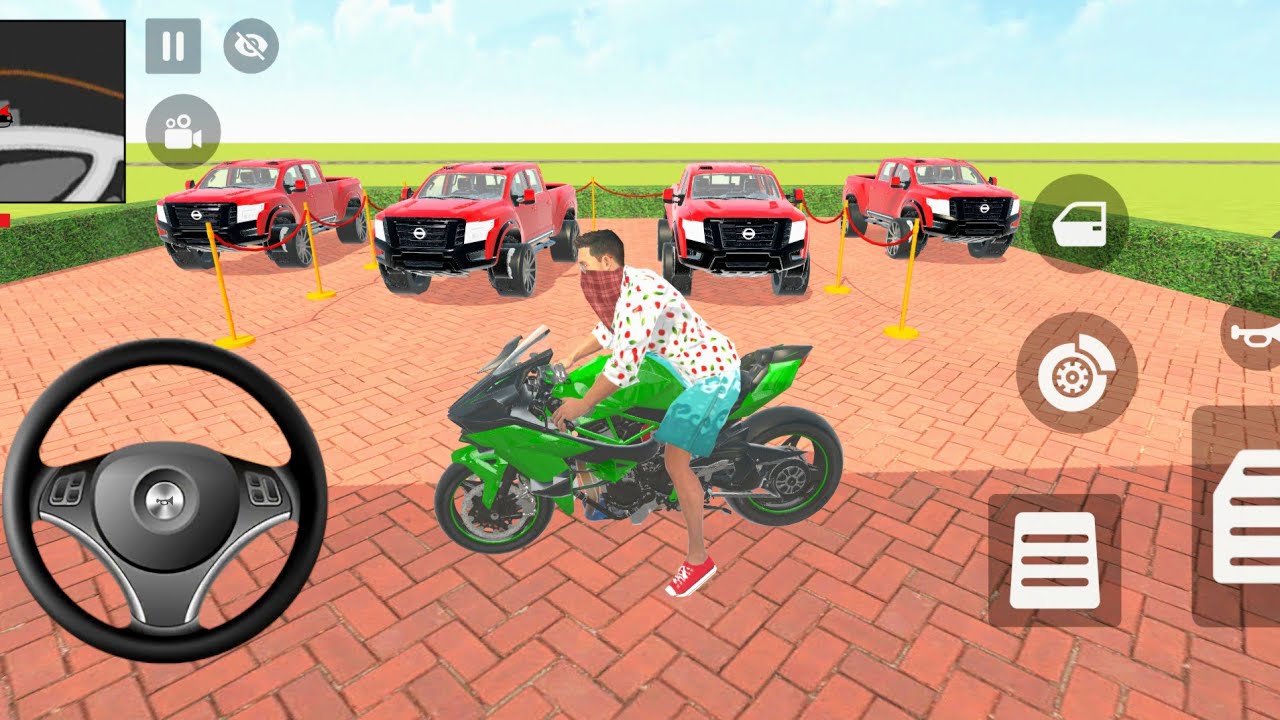 Franklin Buy 4️⃣ Nissan jeep in Indian thept auto simulator Gameplay 🎮
