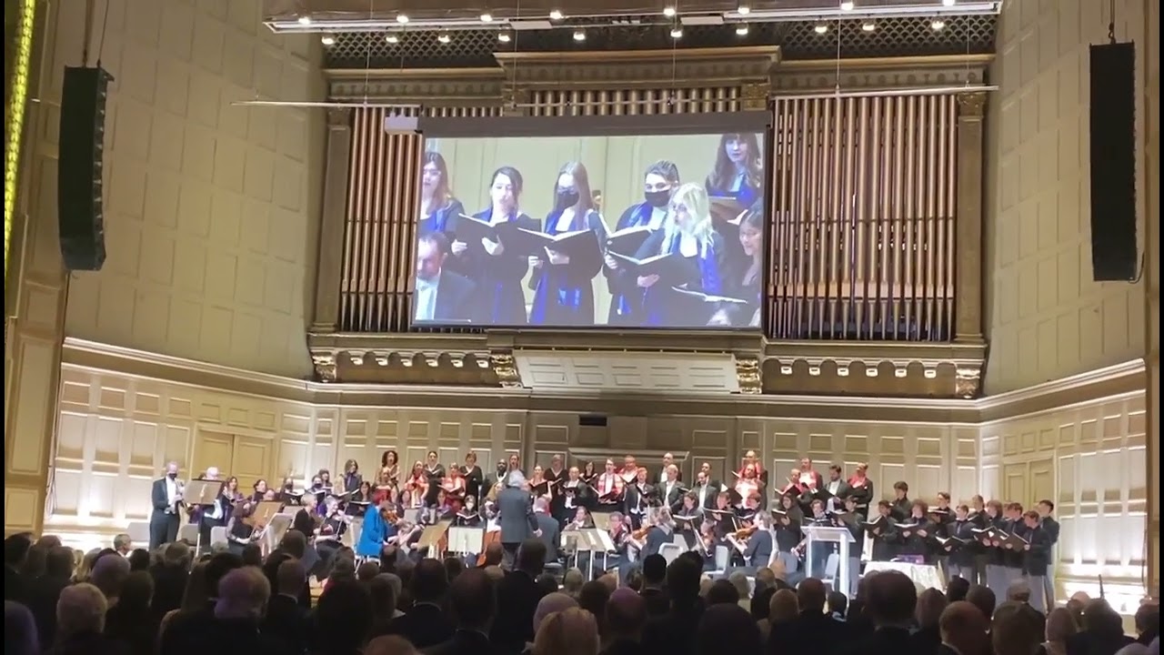 Frank Mendes w/ Handel and Haydn Gala 2022 Hallelujah, Symphony Hall, Boston
