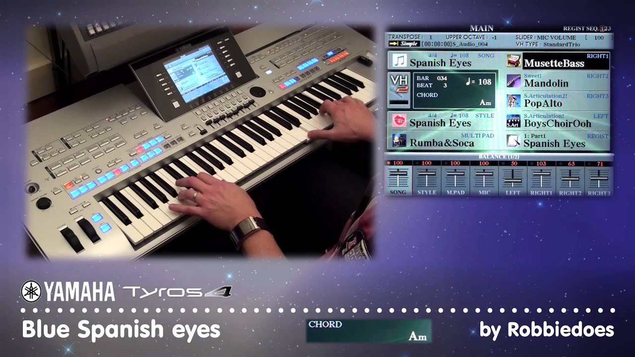 Tyros 4: Blue Spanish eyes - Bert Kaempfert
