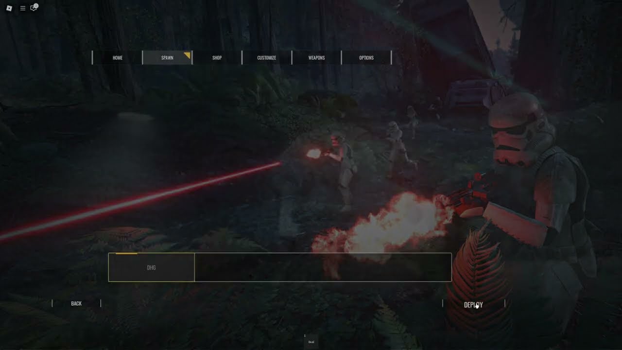 ROBLOX Advanced Star Wars Battlefront II Morph Menu GUI