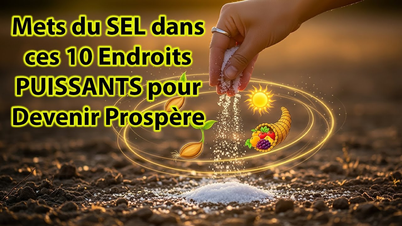 10 Endroits Mystiques où Mettre du Sel pour Attirer l’Argent Rapidement...