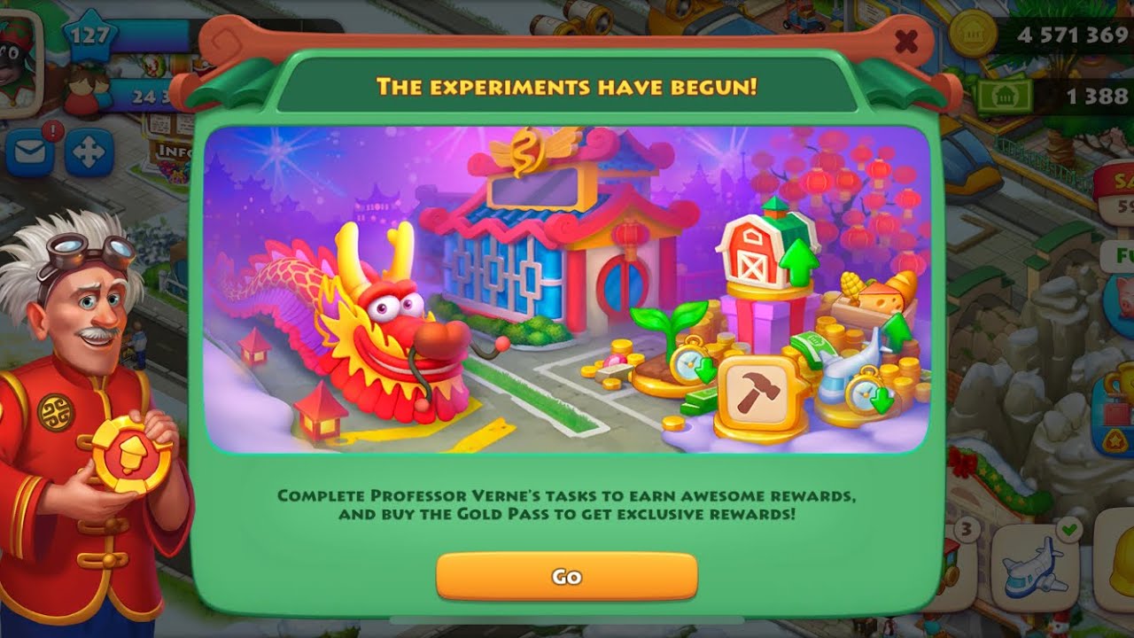 Township professor experiment event and gold pass