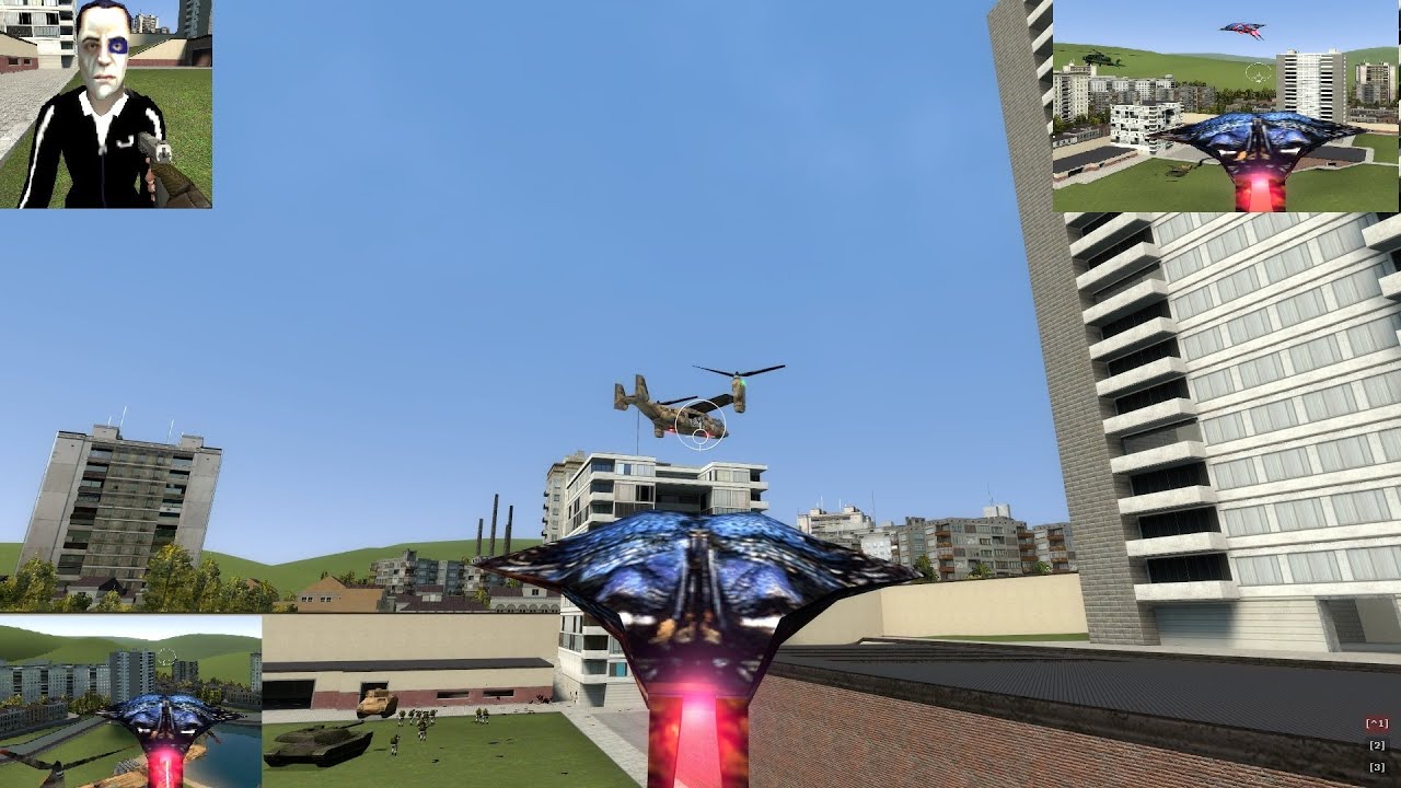 Управляемая Manta LFS  ,НПС из Cracklife  .Garrys mod в steam .Аддоны