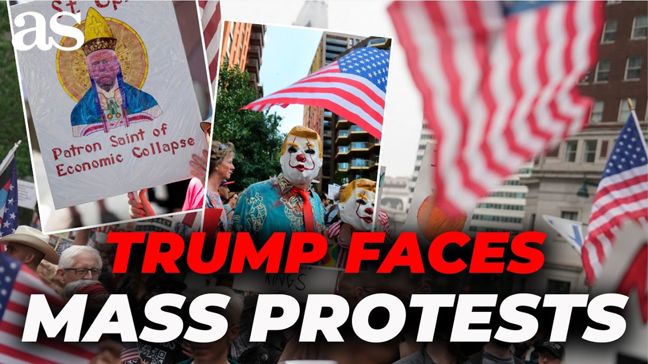 Nationwide uprising: AMERICANS PROTEST TRUMP'S parade and power grab