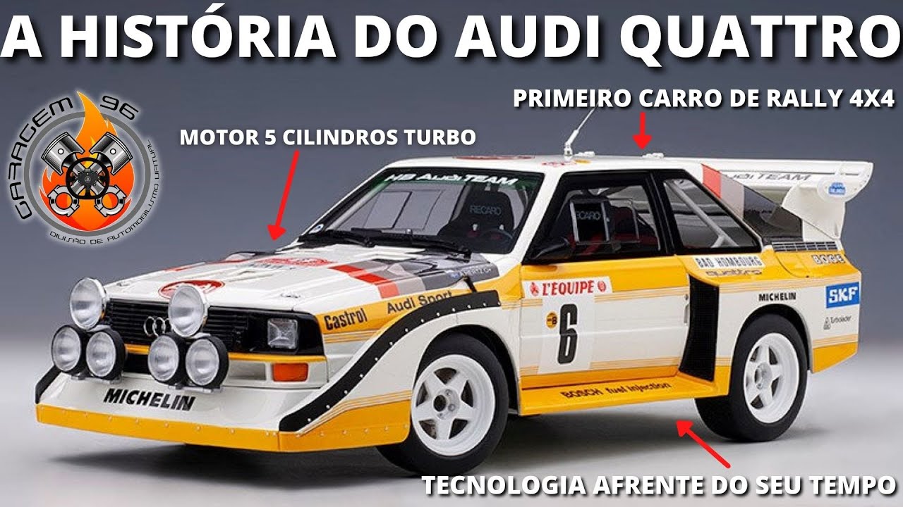 AUDI QUATTRO o primeiro carro de rally com tração 4x4!.  EP.4