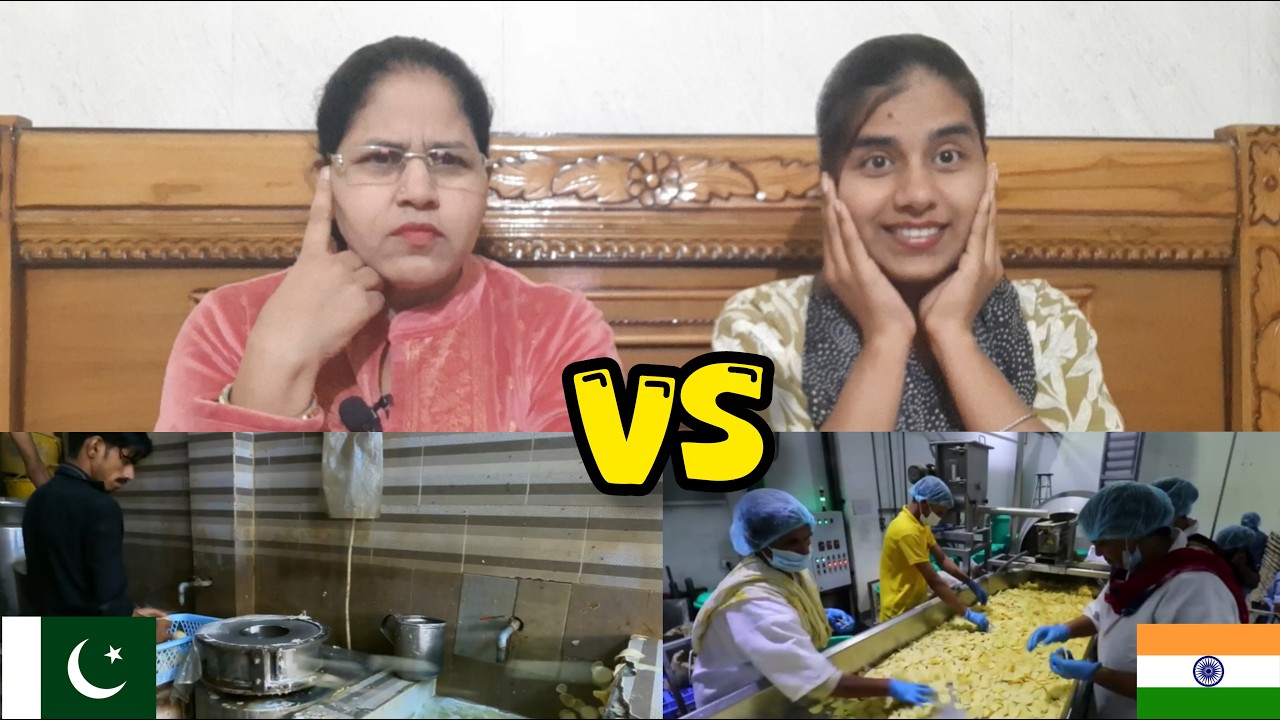 Pakistani chips VS Indian chips | #indianreaction #chipsproduction #dbreaction