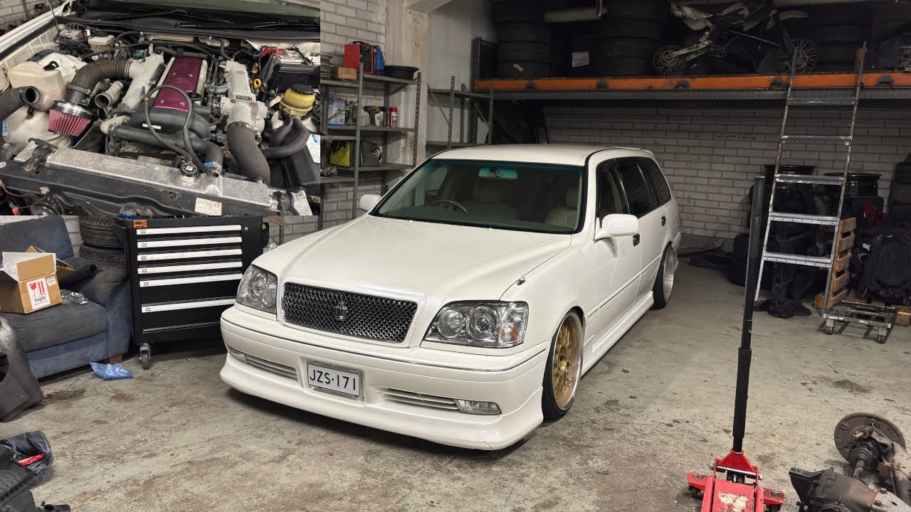 JZS171 Cold Air Intake Install | 1JZ Turbo Sounds