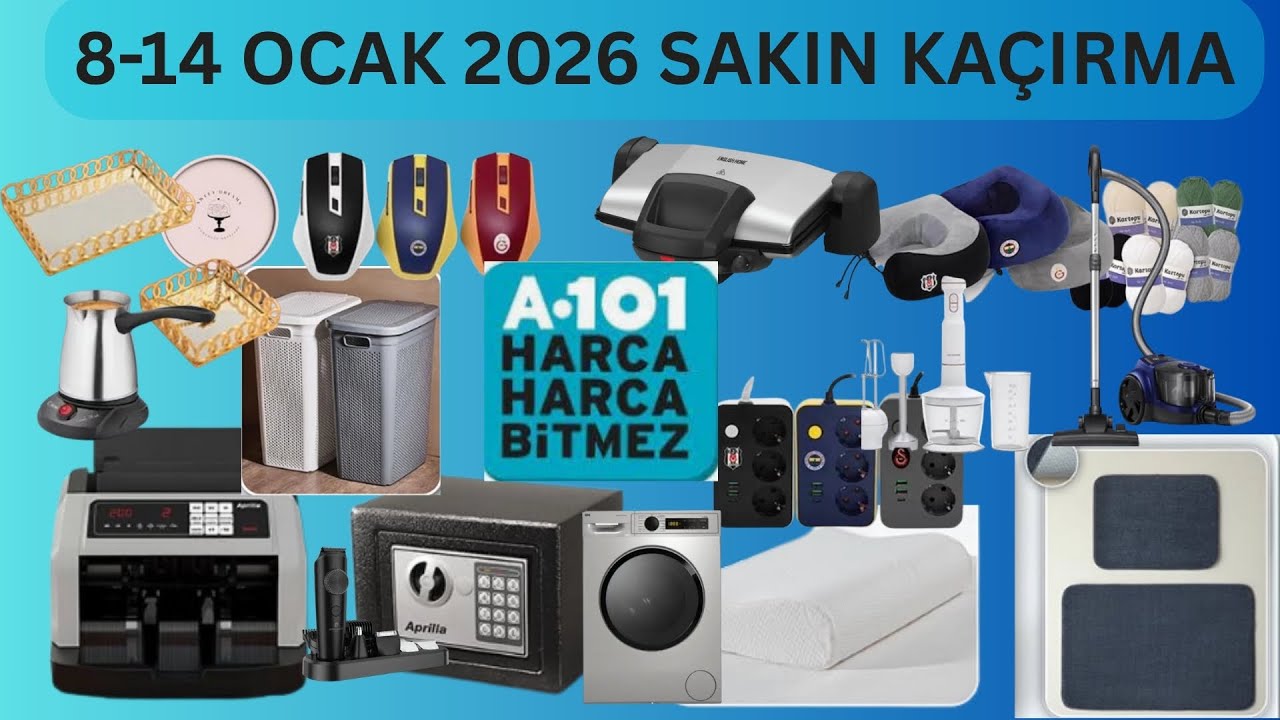 10 ocak  2026 tost makinesi geliyor  A101 Aktüel Kataloğu  indirimlerini sakın kaçırmayın