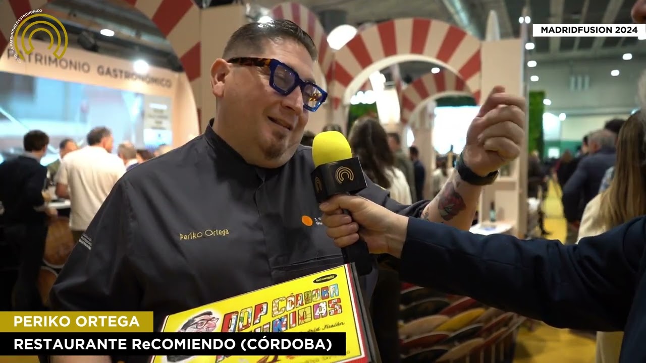 PERIKO ORTEGA. Chef del Restaurante 'ReCOMIENDO' (MadridFusión 2024, Stand de Córdoba)