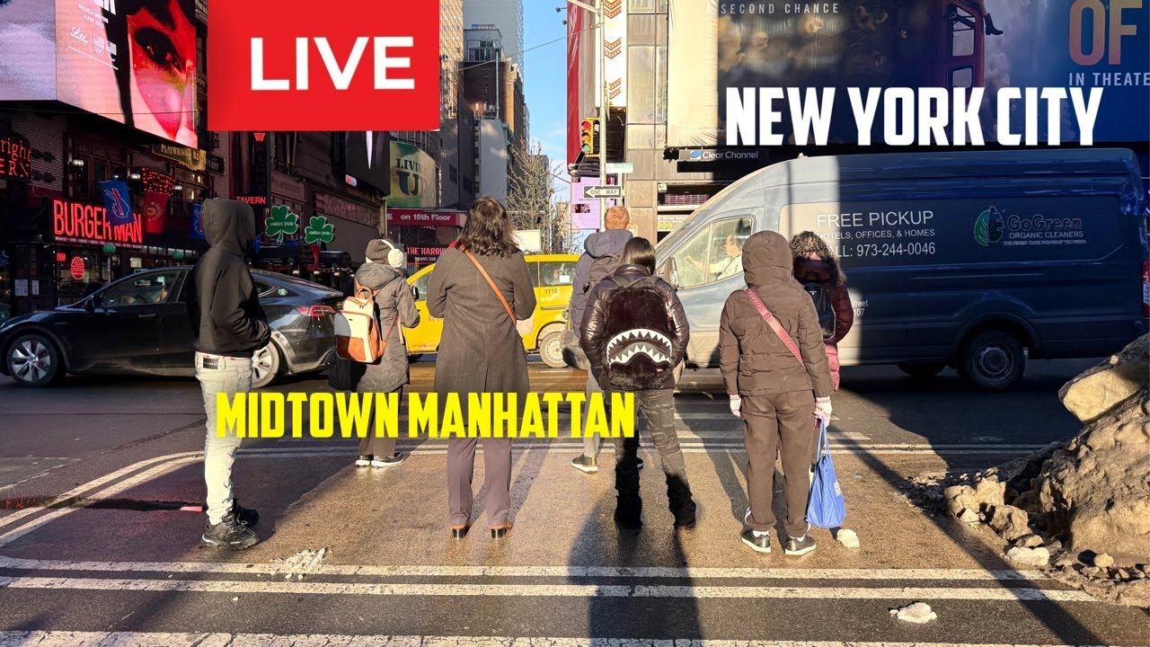 New York City: Midtown Manhattan | Times Square Live