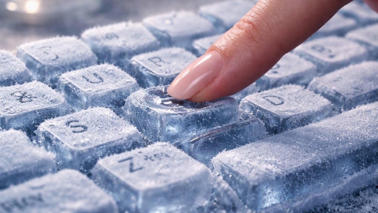 AI Keyboard Typing ASMR ❄️🍯 | Oddly Satisfying Sounds