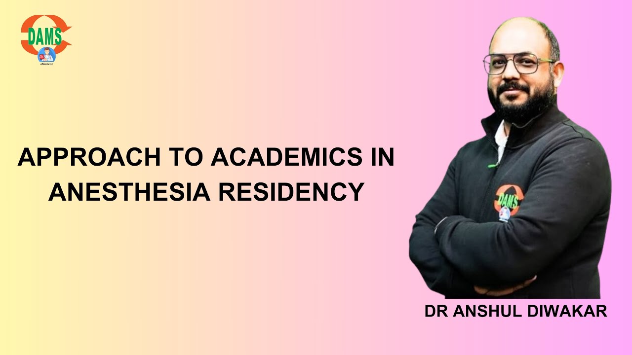 Approach to academics in anesthesia residency
