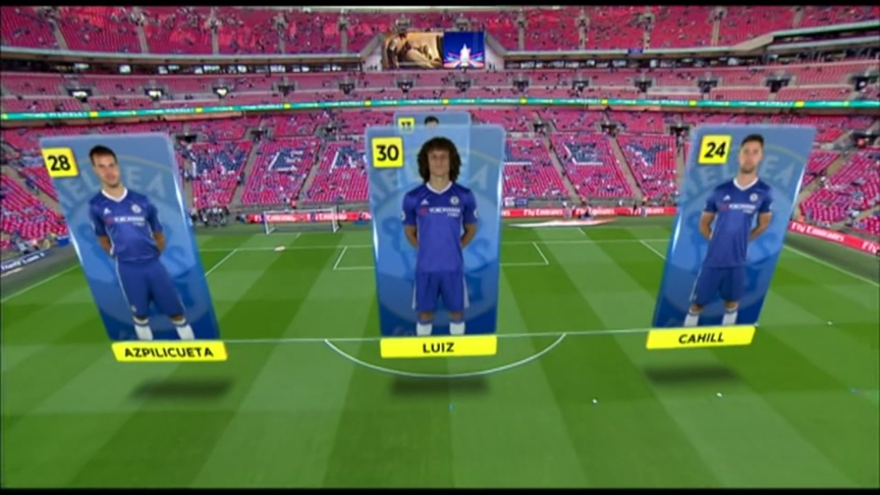 FA Cup Final Augmented Reality using Viz Virtual Studio & Spidercam