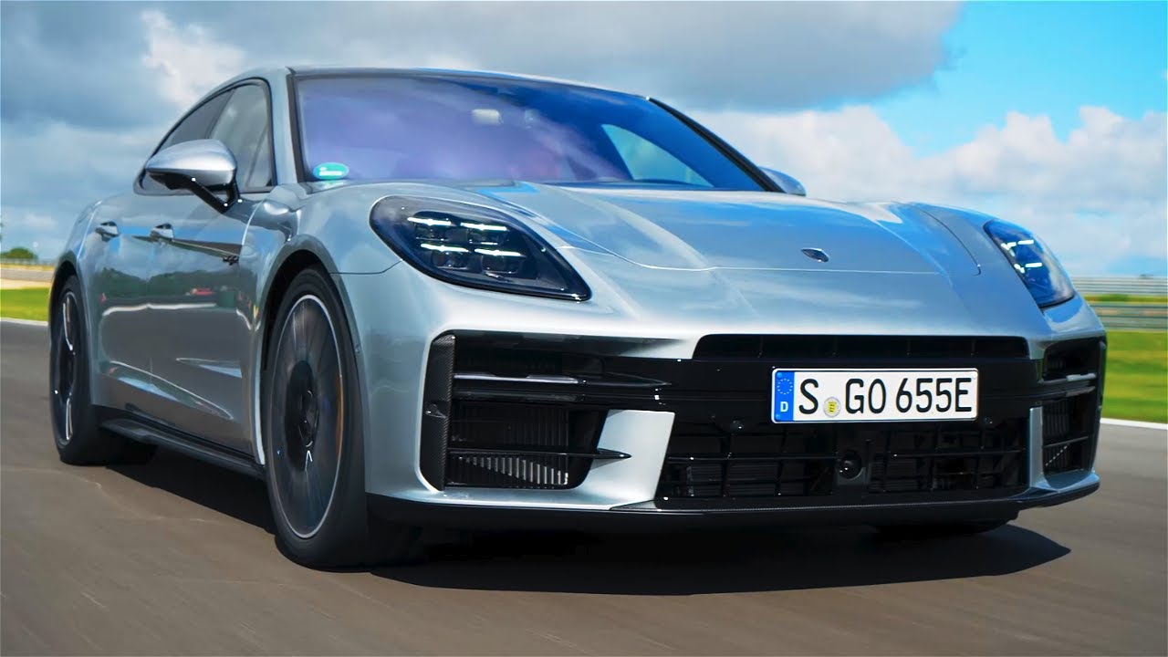 NEW Porsche PANAMERA Turbo E-Hybrid (2024) | 680HP On the Race Track