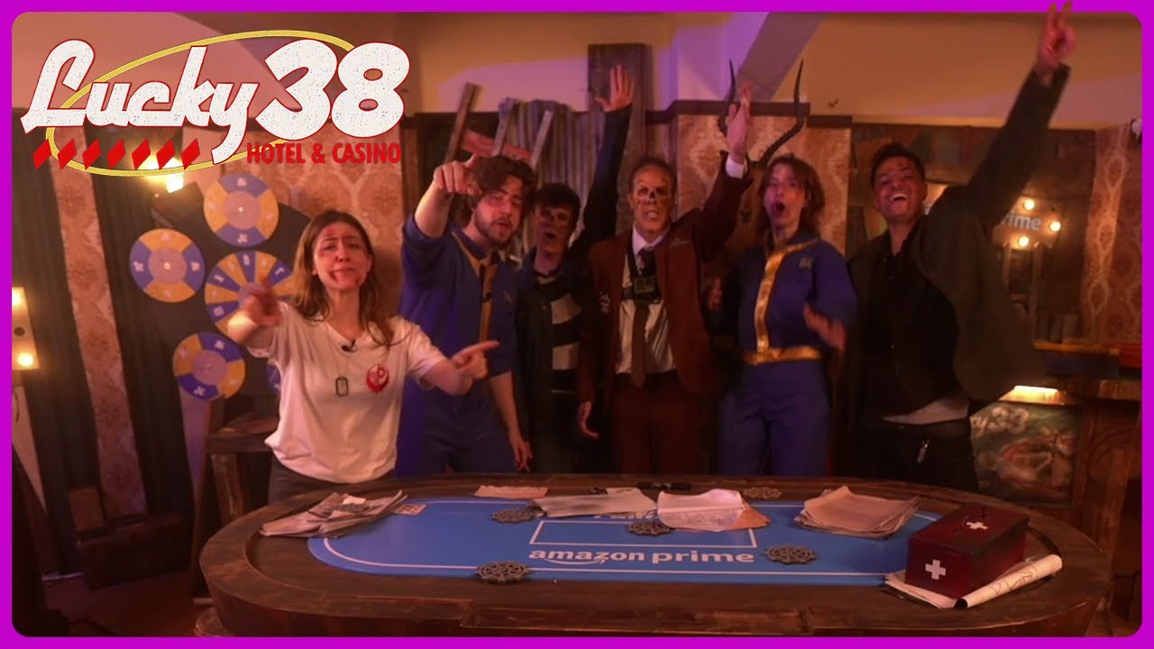 POKER NIGHT no Lucky 38 de Fallout! com @CellBits @sofiaespanhagames @PACtariik @LOUDCoringa