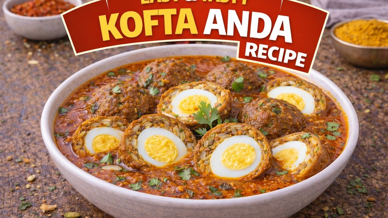 Spicy Tasty Anda Kofta  Recipe | How To Make  Anda kofta at Home _ Homemade Easy Anda Kofta Recipe 