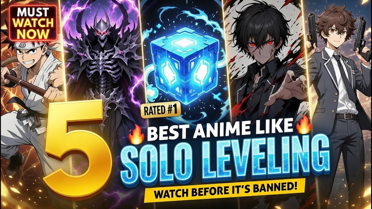 Top 5 Anime Like Solo Leveling You Must Watch in 2026 #sololeveling