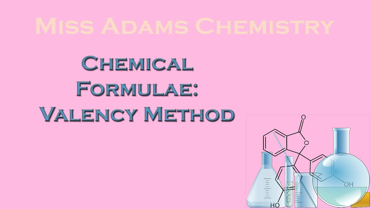 National 5:  Chemical Formulae: Valency Pictures