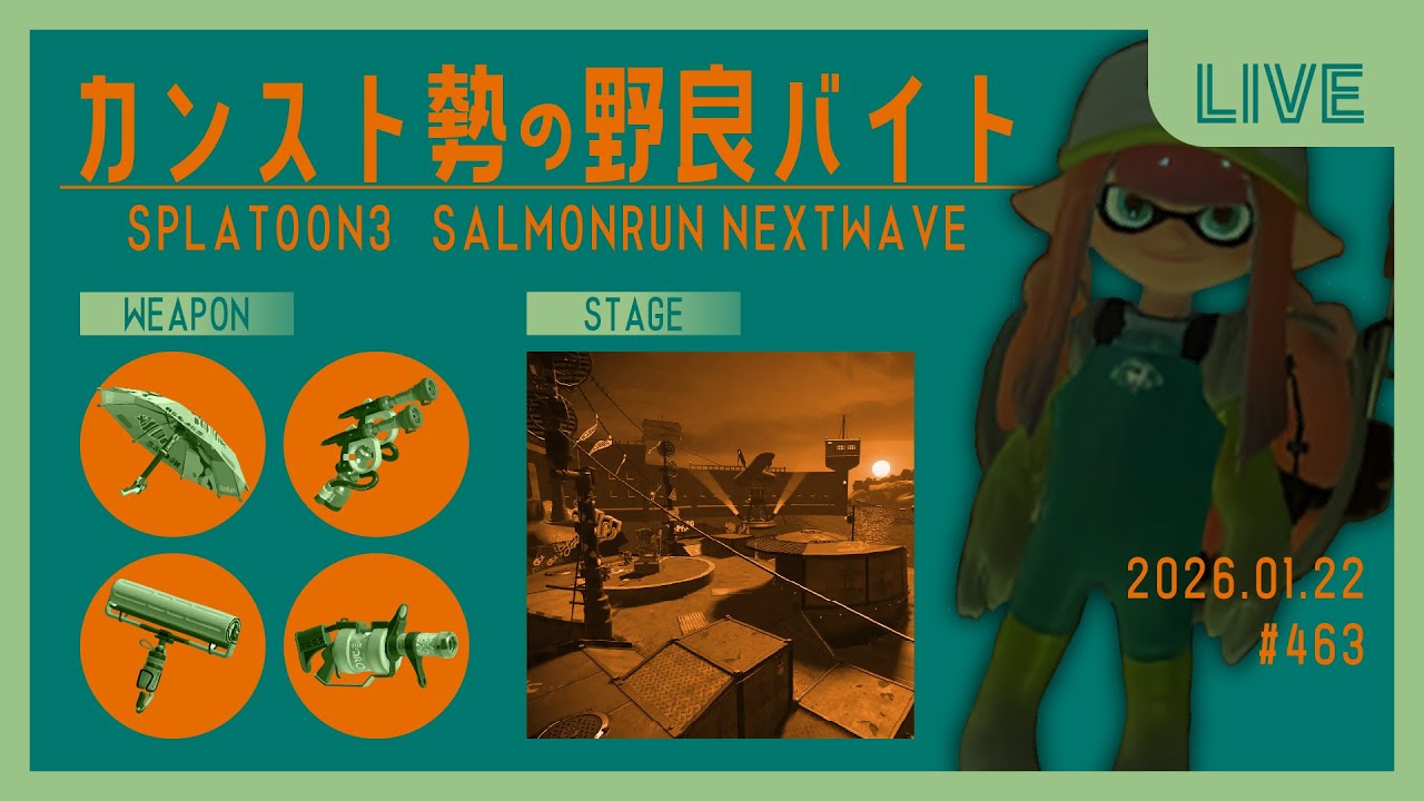 【サーモンランNW】塗りの厳しささえ乗り切れれば火力はピカイチ編成【Splatoon3】