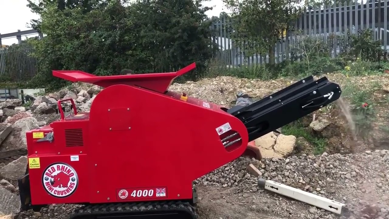 Σπαστήρας Αδρανών Υλικών Mini Crusher 4