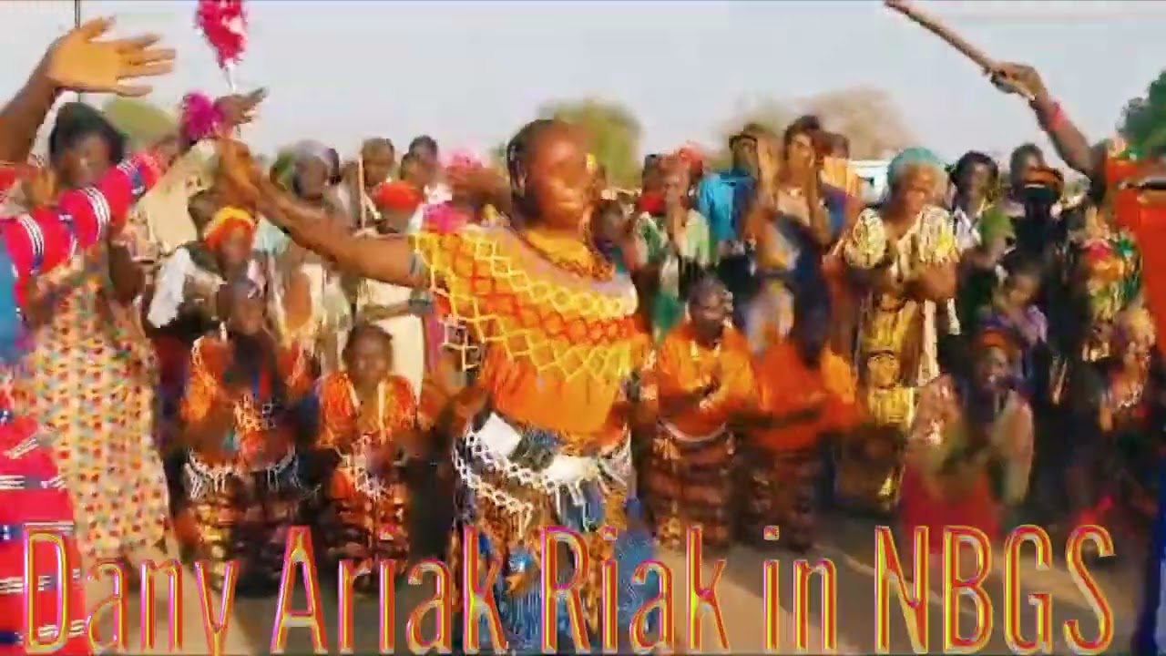 Dany Ariak Riak during Christmas celebrations in Aweil town