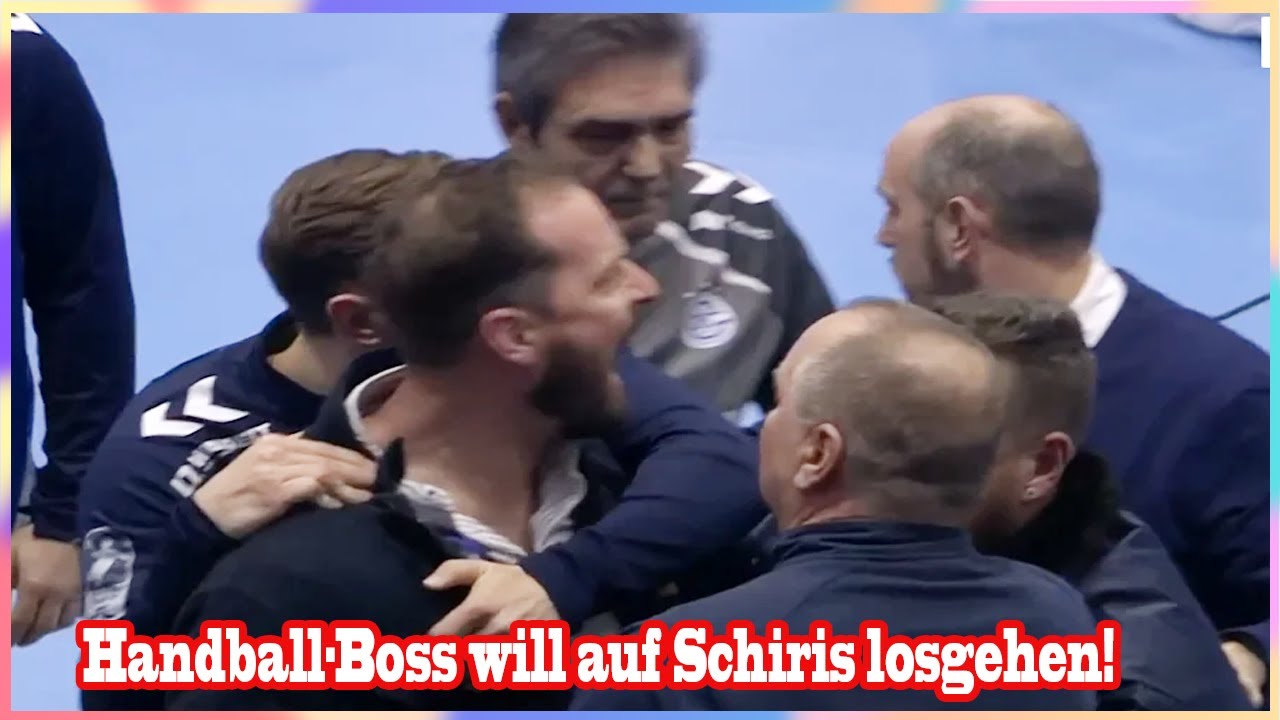 Eklat in der Bundesliga:Handball-Boss will auf Schiris losgehen!
