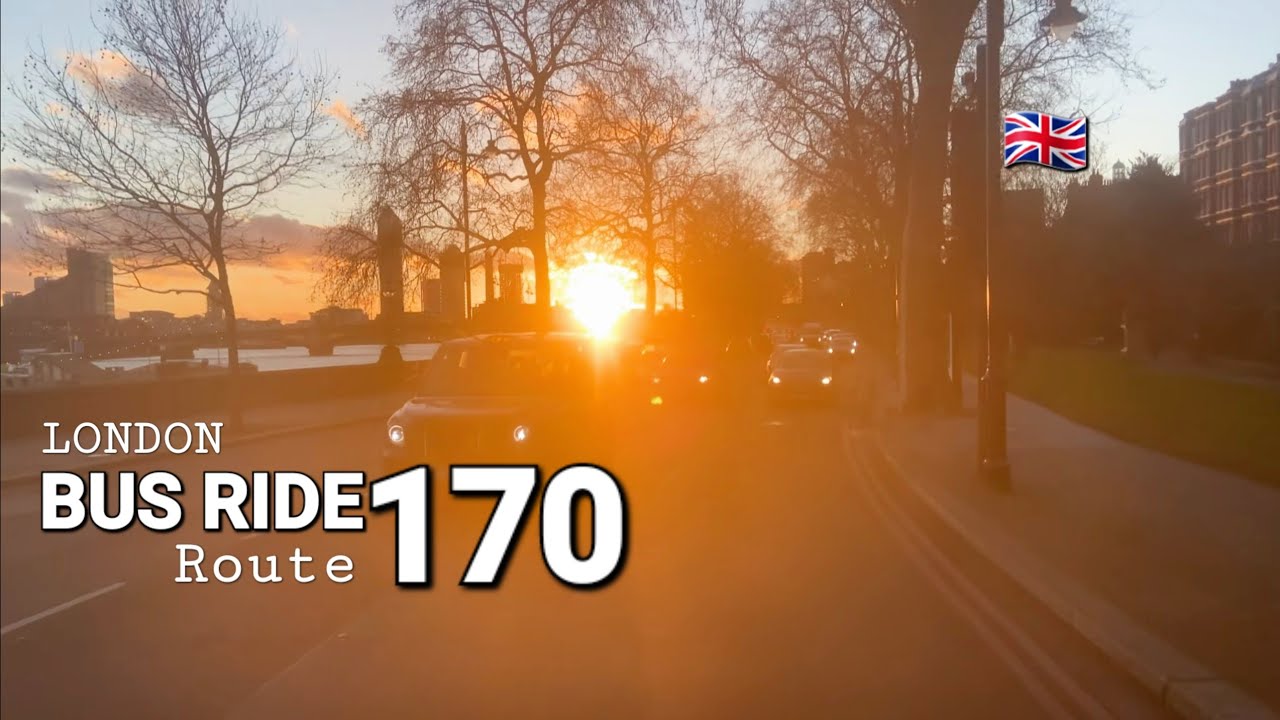 London Unseen: A Scenic Journey on Route 170 from Merton Road to Victoria Station