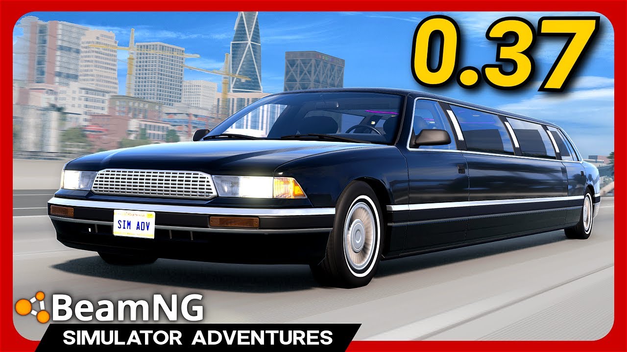 BeamNG 0.37: NEW LIMO + So Much More! CRAZY Update!
