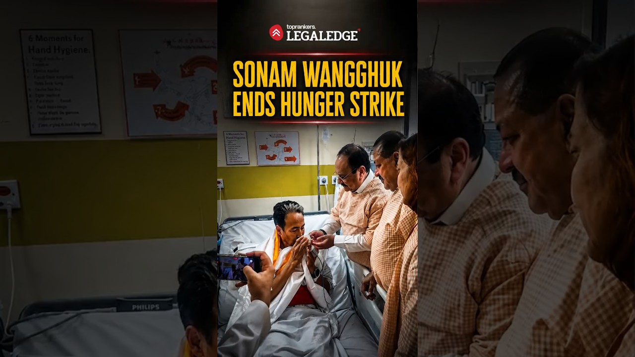 Sonam Wangchuk Ends Hunger Strike #sonamwangchuk #hungerstrike #delhiprotest #cjpprotest