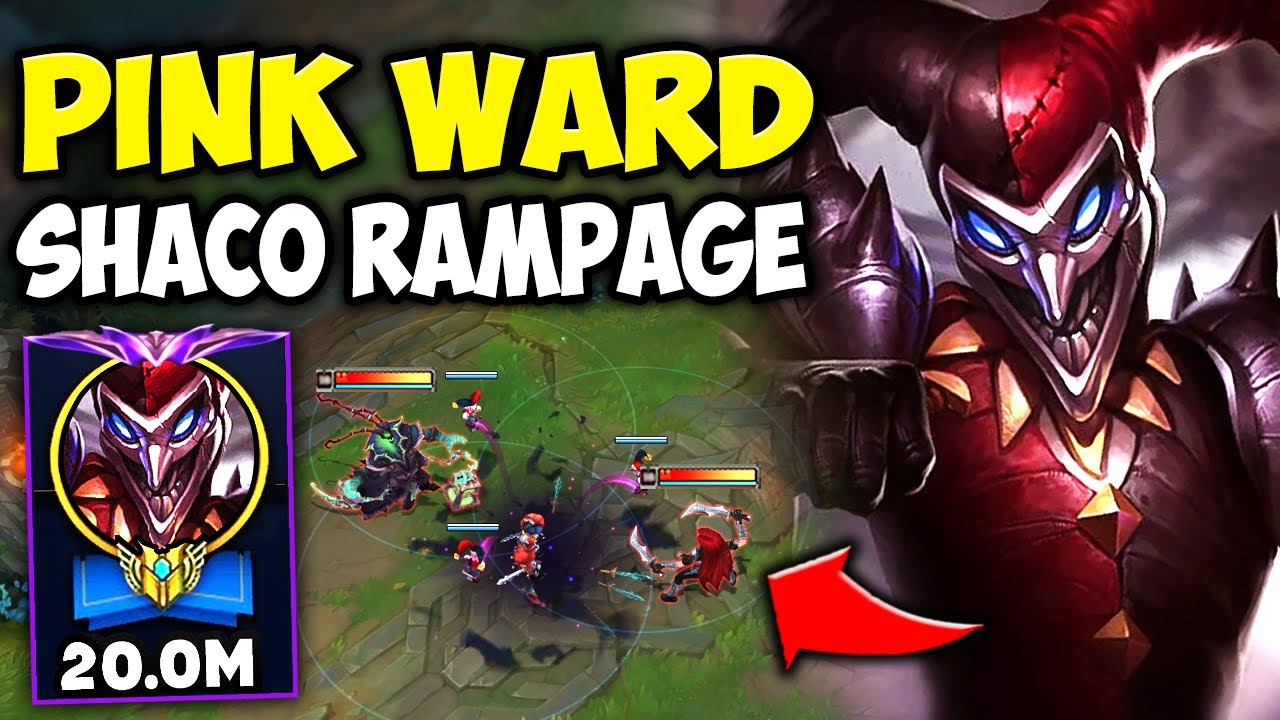THE CLEANEST SHACO OUTPLAYS YOU'LL EVER SEE... WHEN PINK WARD CATCHES FIRE
