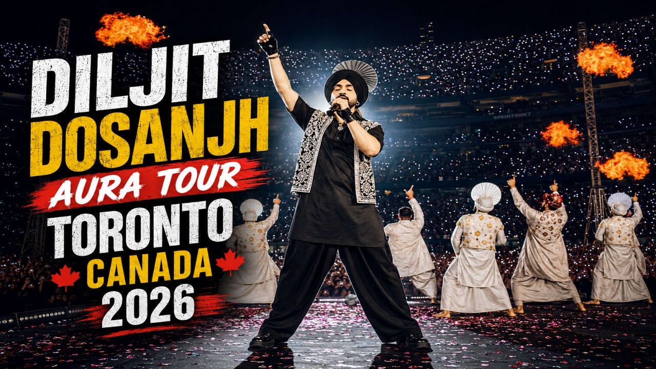 Diljit Dosanjh Aura Tour Toronto Canada 2026 🔥 Full Live Concert | Sold-Out Crowd Energy 🇨🇦