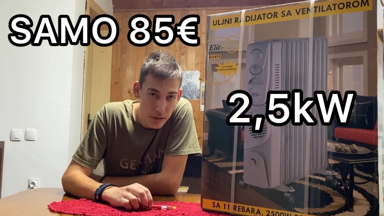 Uljanj radijator kao grejalica za kupatilo