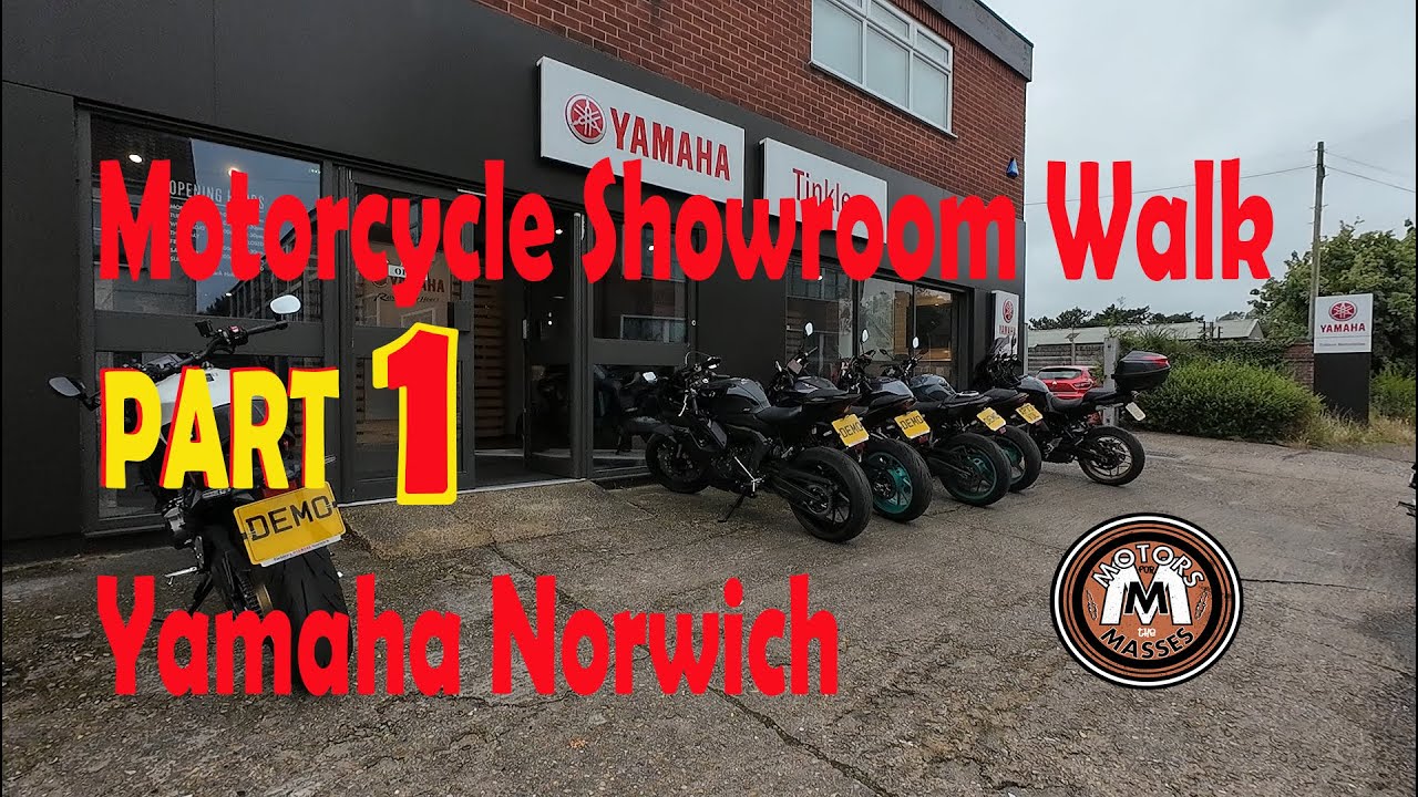 Motorcycle Showroom WALK PART1 - Yamaha Norwich