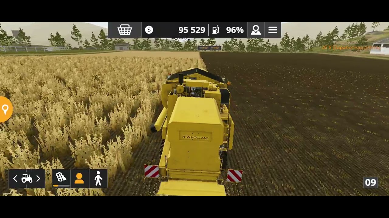 Farming simulator 20 Уборочная Соевых бобов поля 5 Серия #303 