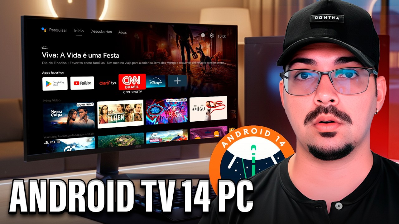 ADEUS Chromecast/Fire Stick! 👋 O Android TV 14 no PC é DE GRAÇA e mais RÁPIDO!