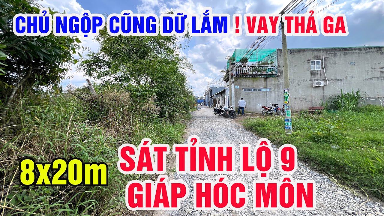 CHỦ NGÔP.. bán nhanh 8x20m thổ cư, sát bên đường Lộ còn thương lượng mạnh | Hằng Bán Đất